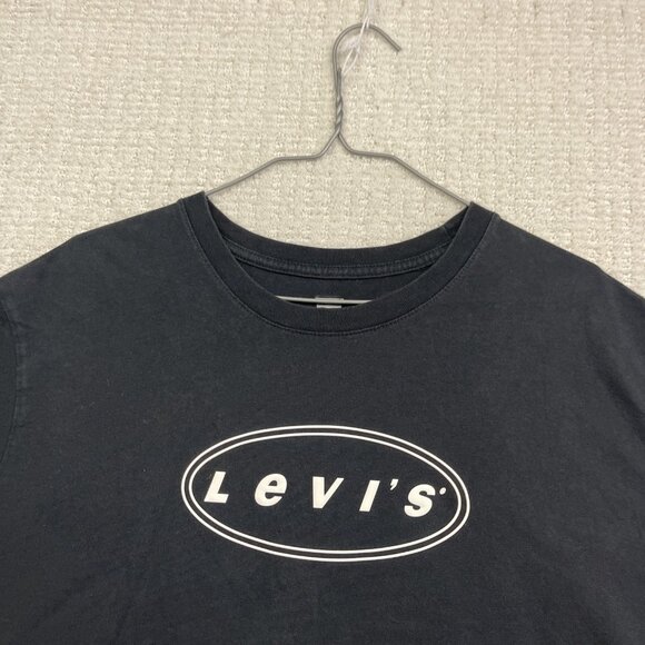 Levi’s Men's Relaxed Fit Short Sleeve T-Shirt Size Size XL White Circle Logo - Picture 6 of 16